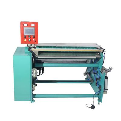 PLC Duvar Kağıdı Dönüştürme ve Kesme Makinesi Kağıt Rulo Dönüştürme Makinesi Yüksek Hız 0 - 150m/Min