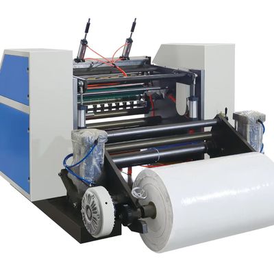 Toplam Güç 4.5Kw Çift Yapışkan Kasaya Kaydetme Kağıt Kesme Makinesi 700mm 900mm