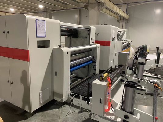 Tam otomatik yüksek hızlı kraft kağıt, bakır kağıt, kaplama kağıt, baskı kağıdı geri sarma ve kesme makinesi