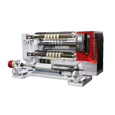 Beyaz Dikey Kesme Makinesi Kağıt Rulo Kesicisi Düz Blade Kesme 460mm Dolaşım Çaprazı