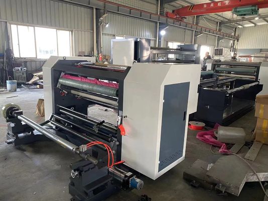 1500 × 2500 × 1500mm Dikey Kesme Makinesi Slitter Rewinder Makine 20g 300g / M2