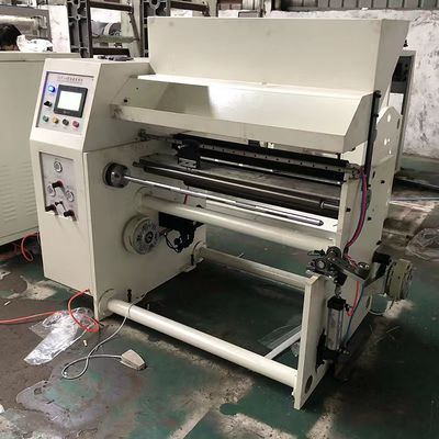 600 Tipi Yüksek Hızlı Duvar Kağıdı Kağıt Rulo Slitter Rewinder Tam Otomatik Dokulamayan Kumaş Dönüştürme Makinesi