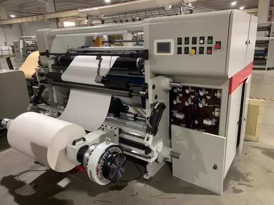 800mm PET Kompozit Plastik Film Kesme Makinesi Ruloya Rulo Kesme Makinesi