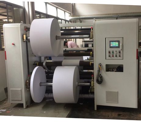 350 m/min kesme hızı ile yüksek hızlı bakır plaka kağıt kesme ve geri sarma makinesi