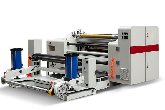 Bitmiş Roll 600mm Yüksek Hızlı Kesme Makinesi Otomatik Alüminyum Folyo Dolaşım Makinesi