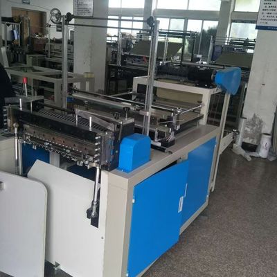 Alt mühürleme, ısı mühürleme, soğuk kesme plastik süpermarket alışveriş torbası yapma makinesi, düz torba yapma makinesi