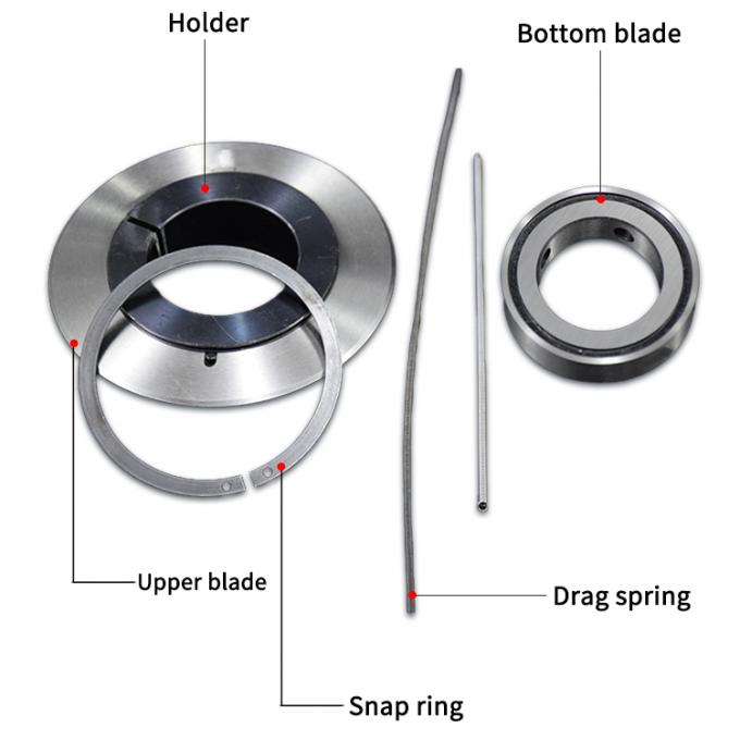 Yuvarlak Yüksek Hassasiyetli Döner Kesme Bıçağı Pvc Kenar Bıçağı Döner Bıçaqlar Kesme Makinesi Kağıt Boru Yapıştırıcı Teyp Kesme Makinesi Bıçağı 16